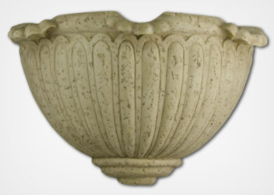 Scalloped Sconce-Travertine