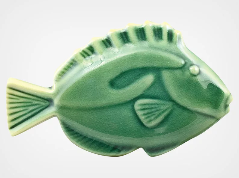 Fish – Teal – 5×3