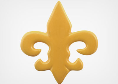 Fleur de Lis – Sand – 5×5