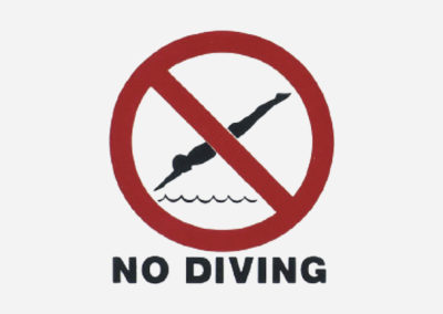 No Diving Safety