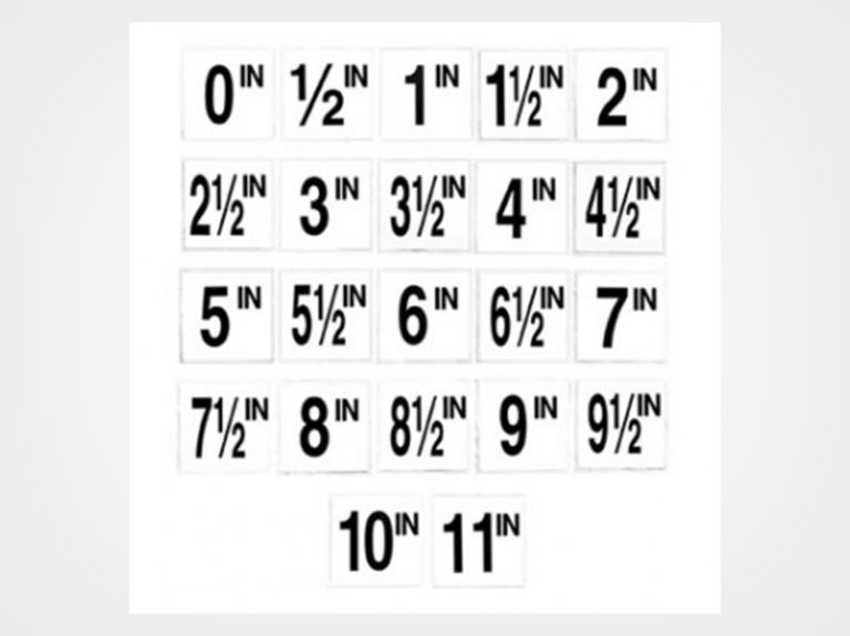 English Numbers Inches Aquabella English Numbers Inches Aquabella