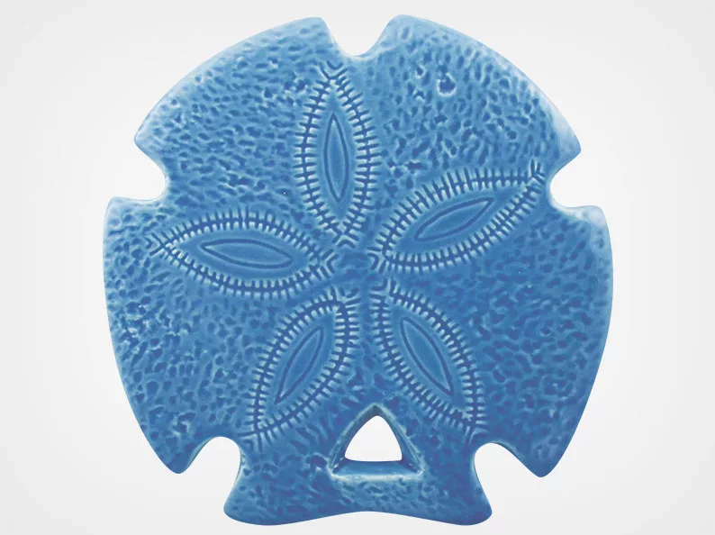 Sand Dollar – Blue – 5×5