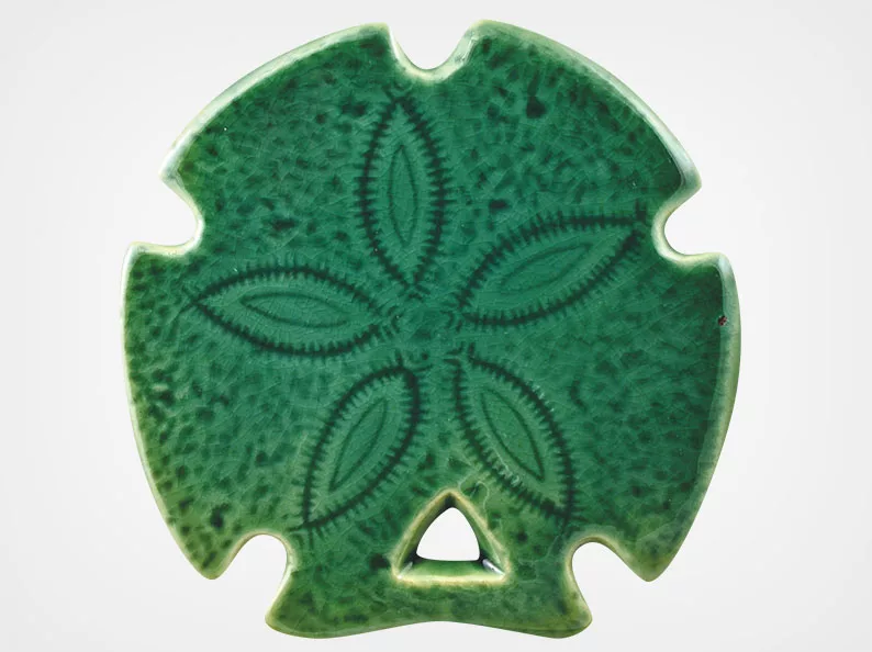 Sand Dollar – Teal – 5×5