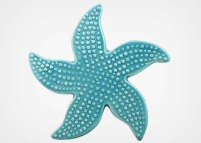 Starfish Spotted – Aqua – 5×5