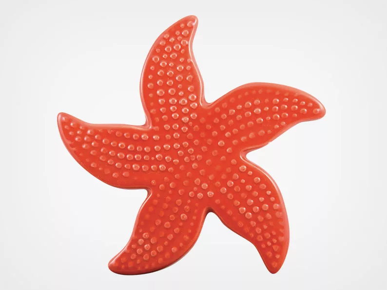 Starfish Spotted – Red – 5×5