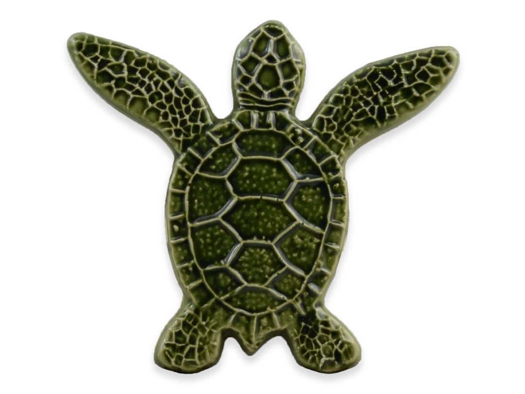 Turtle Both Up – Green – 5×5