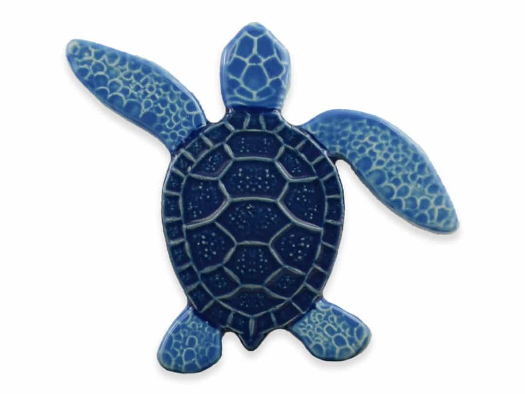 Turtle Left Up- Blue – 5×5