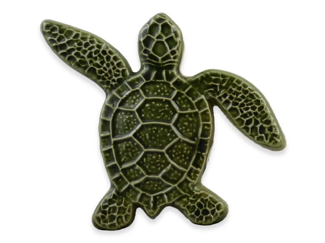 Turtle Left Up – Green – 5×5