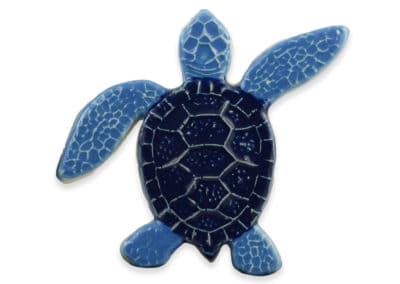 Turtle Right Up- Blue – 5×5