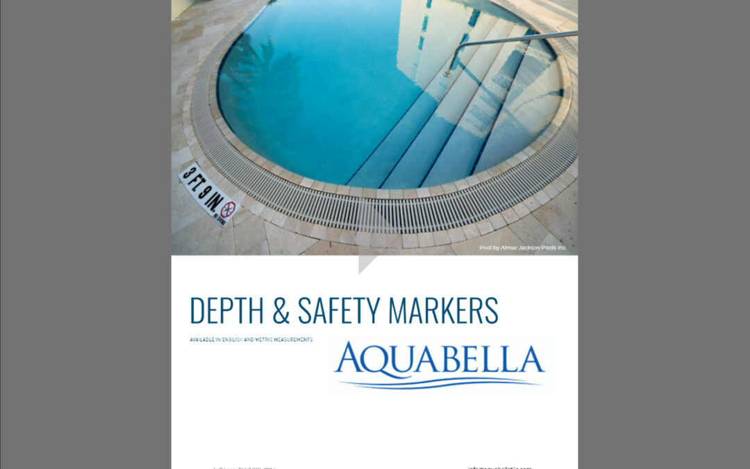 Depth and Safety Markers Catalog