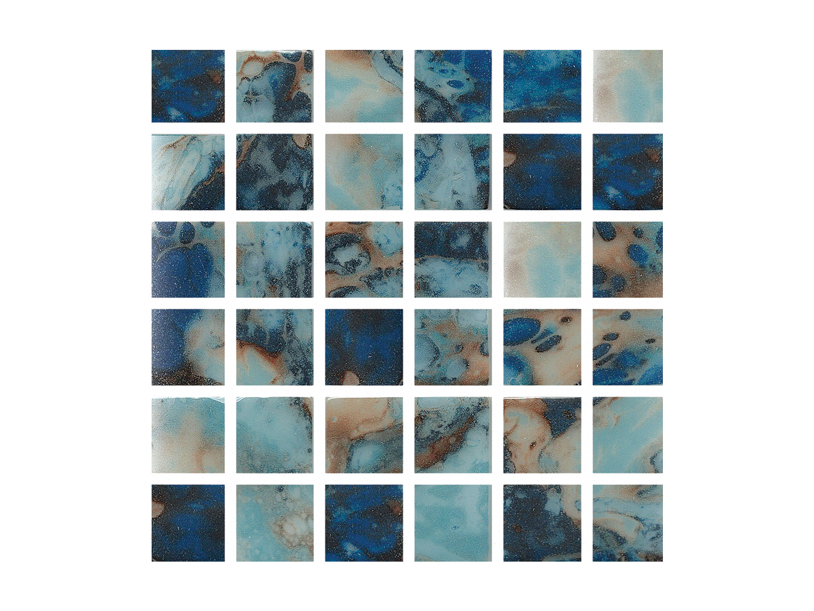 All Glass Mosaic Tile Aquabella