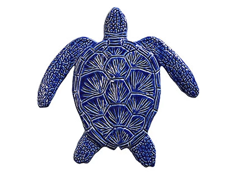 Loggerhead Turtle Blue – 6″ x 6″