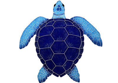 Loggerhead Turtle Blue – 20” x 20” / 15” x 15” / 8” x 8”