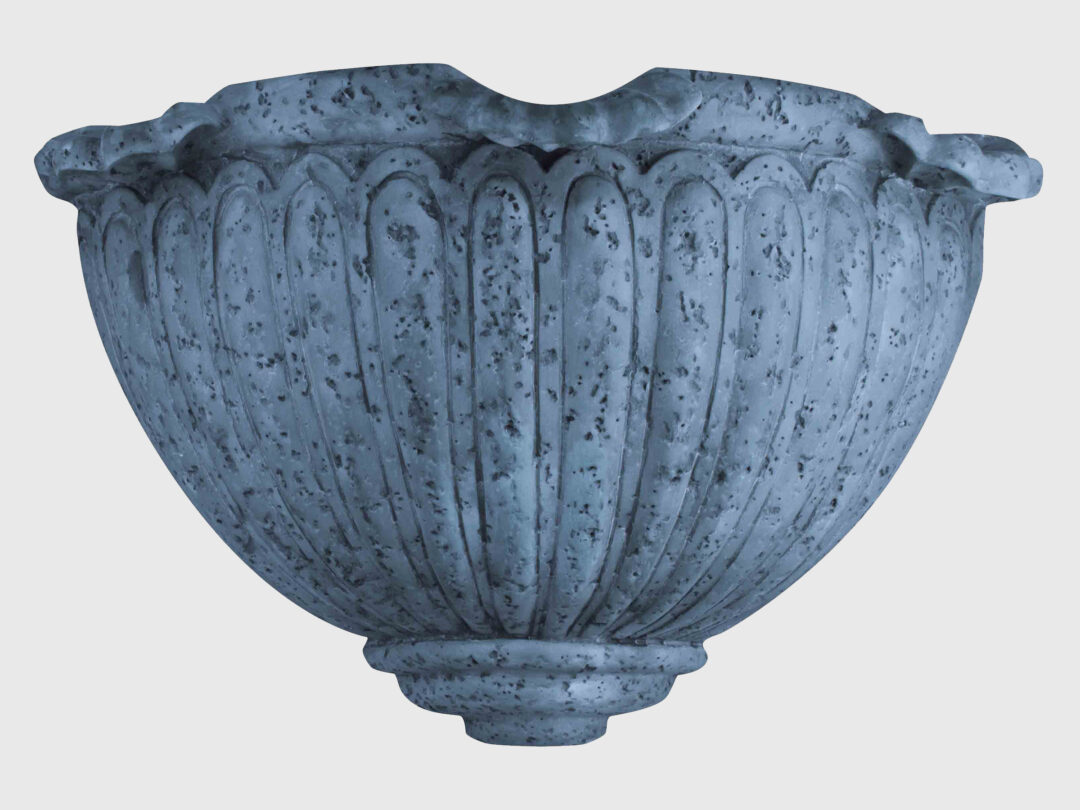 Scalloped Sconce-Blue