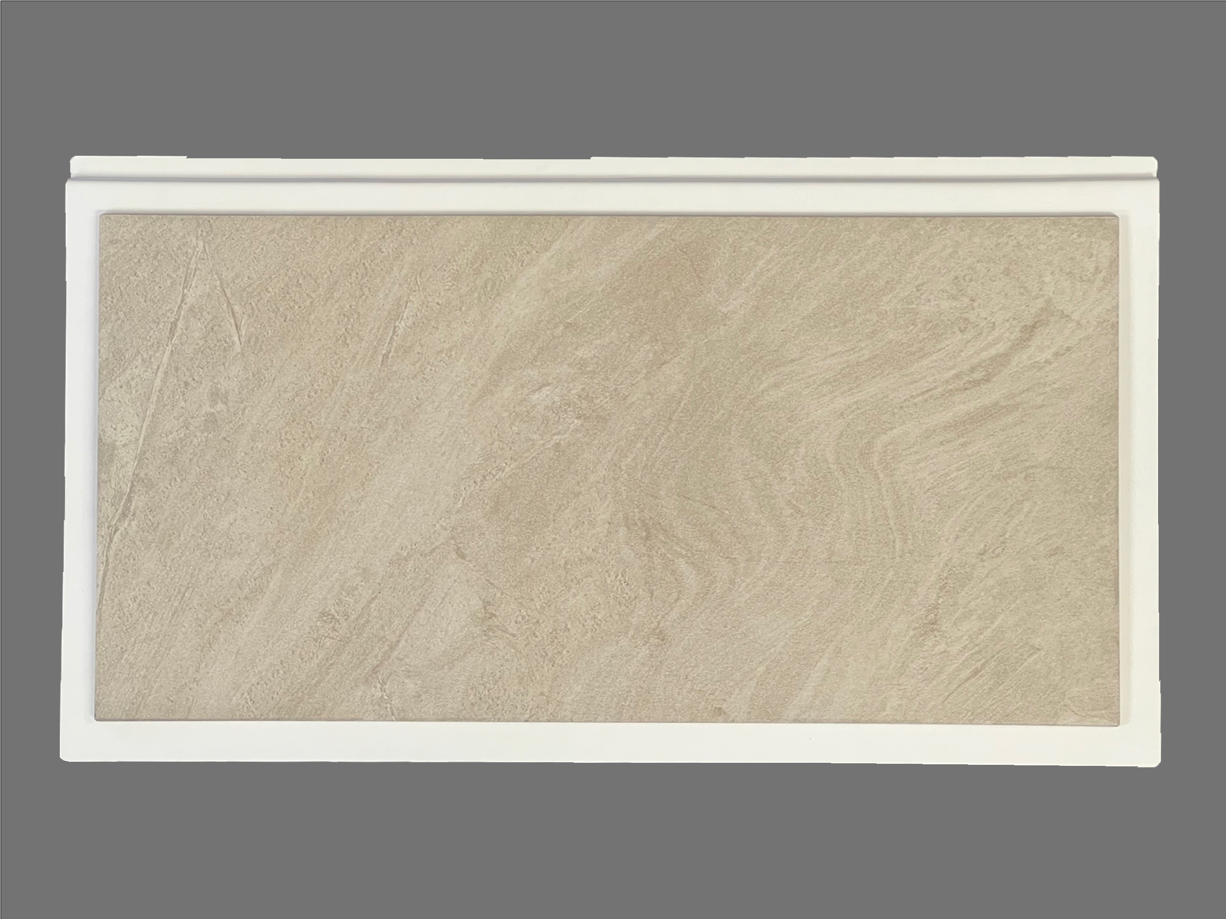 Plastic Board (White, 12x24) for slat walls Aquabella