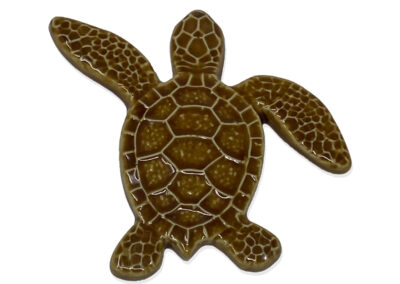 Turtle Left Up – Brown – 5×5