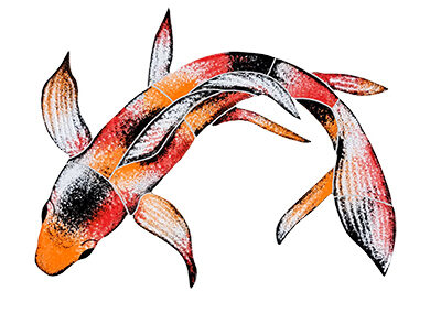 Koi Fish (Variety A) – 7 in x 10 in