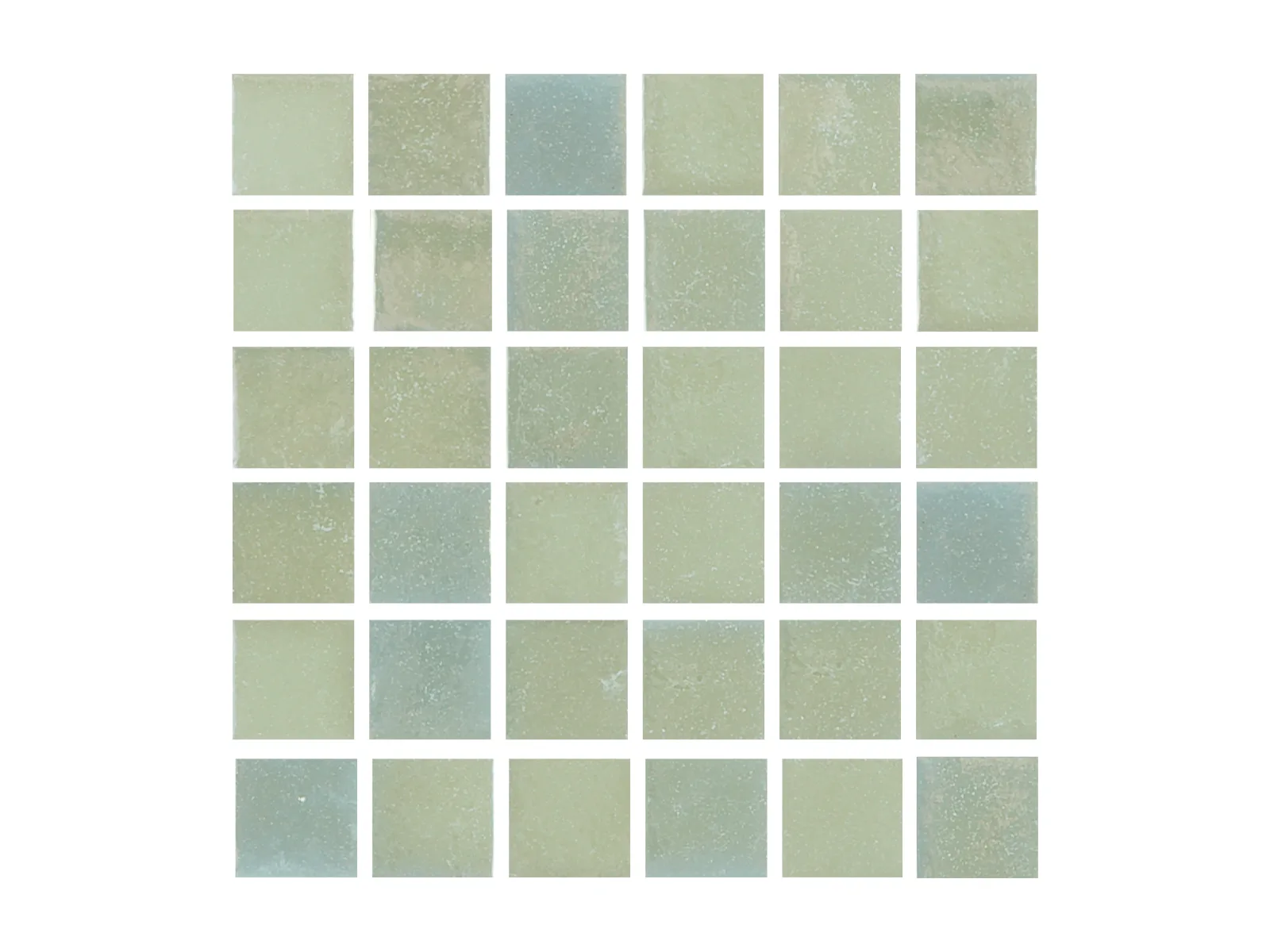 FIREGLASS #3-1X1 PEARL_TURQGLO