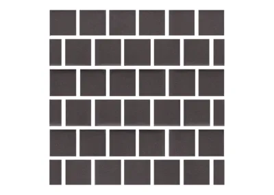 Unglazed – Black 1X1
