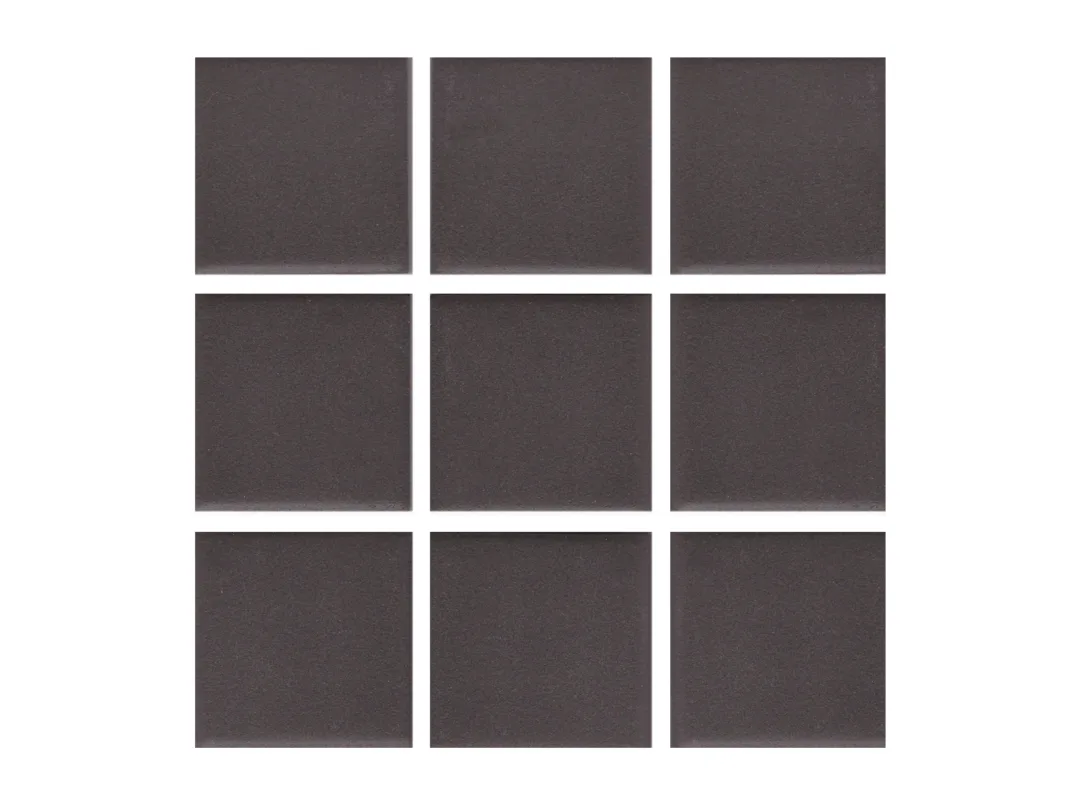 Unglazed – Black 2X2