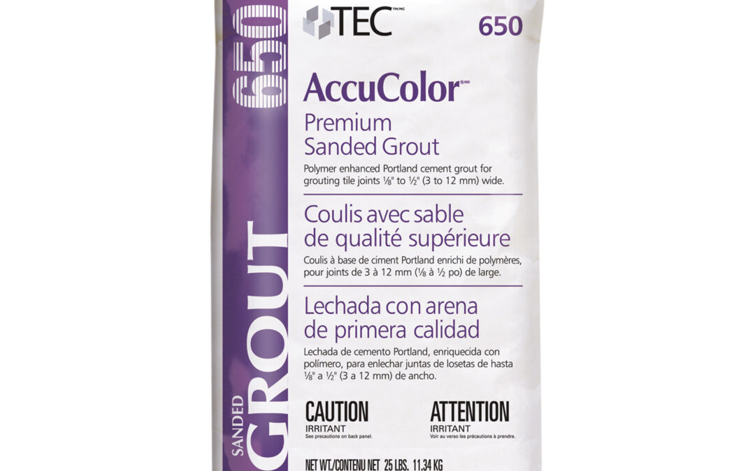 Premium Sanded Grout 650